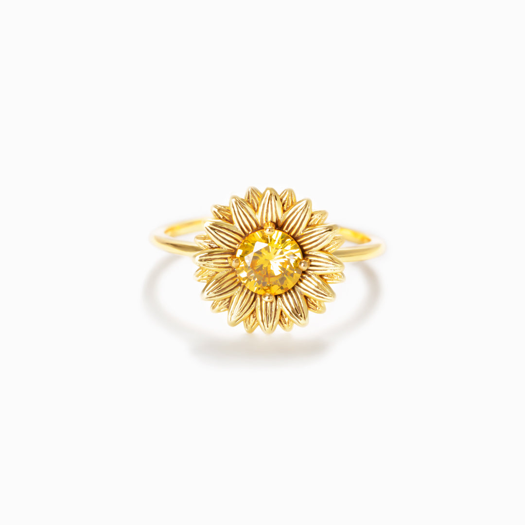 Sunflower Ring Gold / Silver