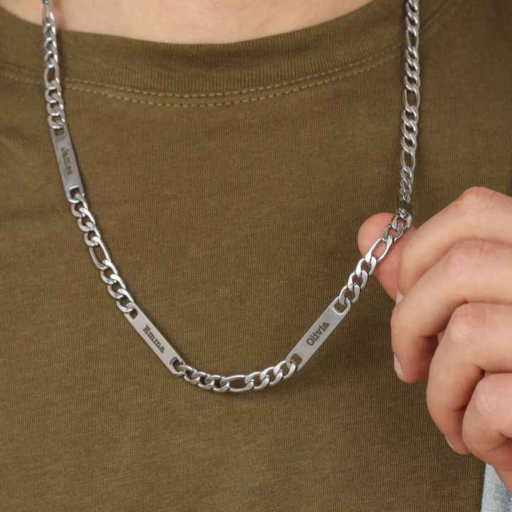 Father's day gift! Curb Chain Men Name Necklace