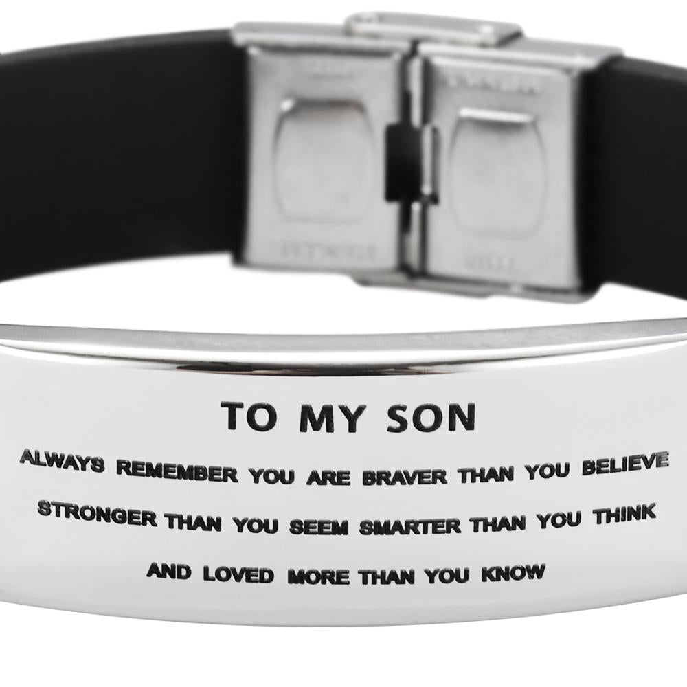Father's Day Gift !Y-Engraved personalized bracelet