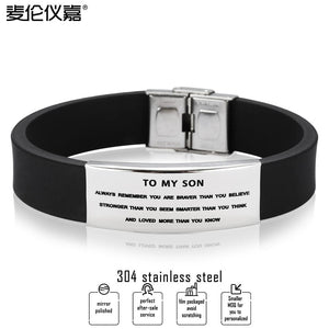 Father's Day Gift !Y-Engraved personalized bracelet