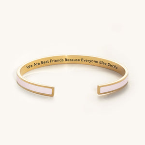 We Are Best Friends Color Bangle
