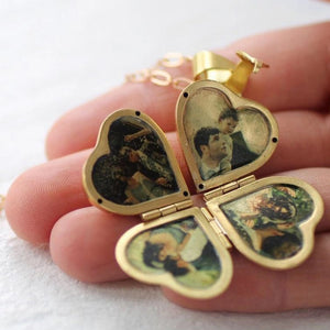 Mother's Day Gift! Personalized Heart Locket Necklace With Photo