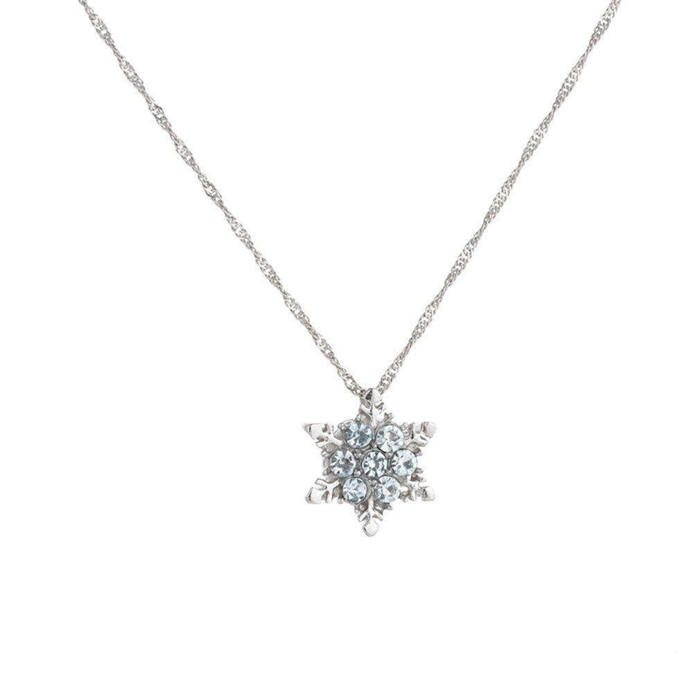 Crystal Snowflake Necklace