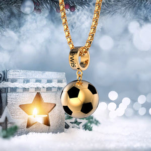Personalised Fashion Soccer Necklace For Celebrate World Cup