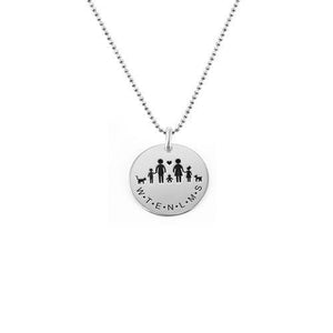 Family Necklace for Mom
