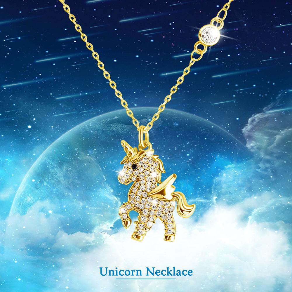 Shiny Diamond Unicorn Jewelry