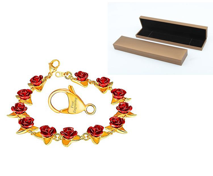 Valentine's Day Sale! "12 Reasons" Rose Bracelet