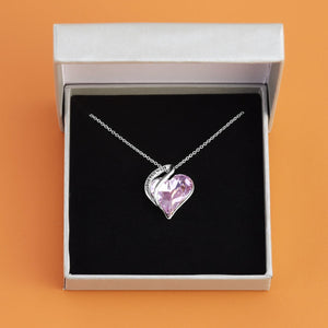 S925 sterling silver Exquisite and elegant "I LOVE MOM" necklace
