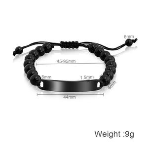 Father's Day Gift !Men's Simple Braided Bracelet Wristband
