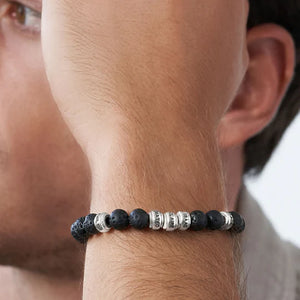 Custom Beads- Men's Beaded Bracelet