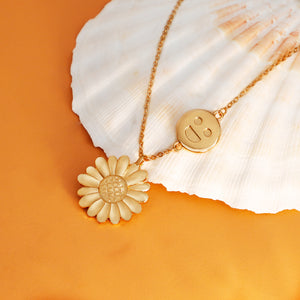 SUNNY FUNNY SUNFLOWER NECKLACE