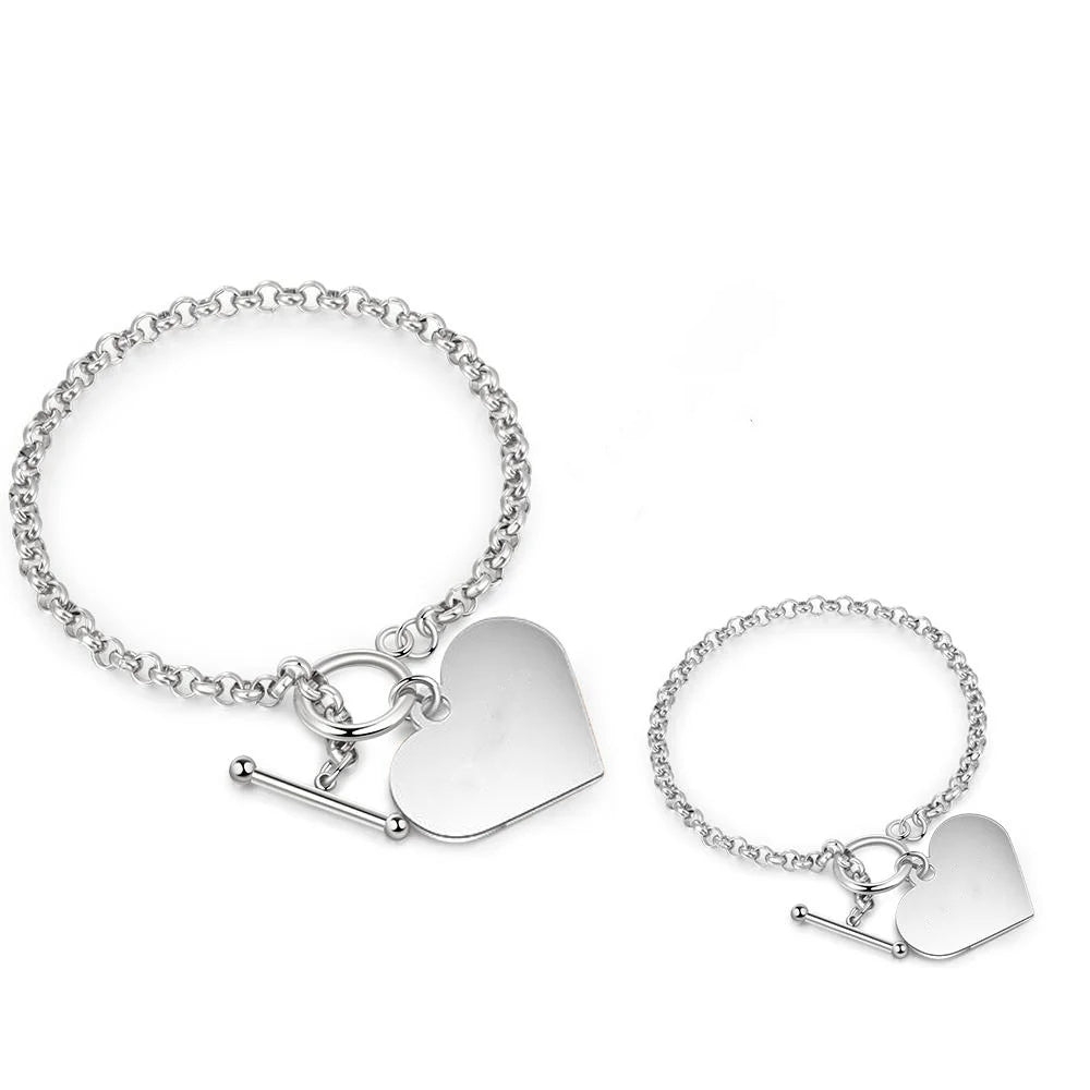Personalized Heart Bracelet I'm Always With You - Memorial Gift For Family, Friend