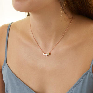We'll Always Be Connected By Our Heart Necklace
