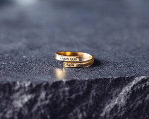 Personalized Couple Name Ring• Two Names Ring