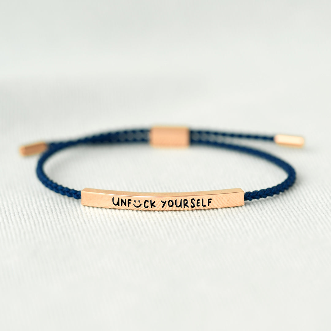 Unf:)ck Yourself Tube Bracelet