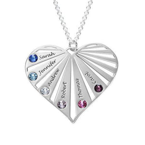 Mother's Day Gift!Family Necklace with birthstones