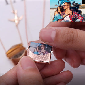 Valentine's Day Pre-Sale! Personalised Photo Engraved Handbag Necklace