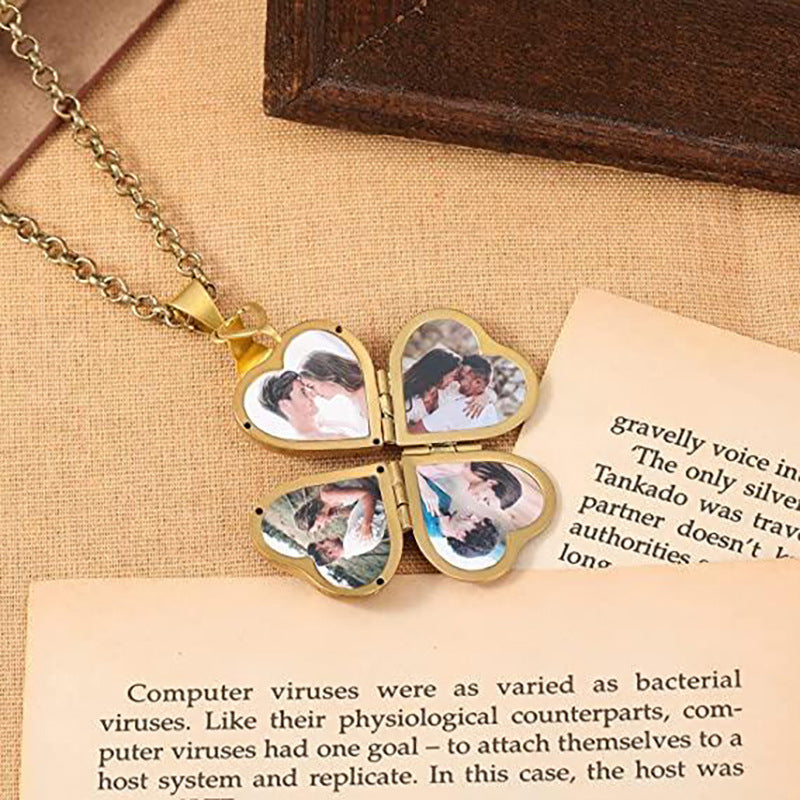 Mother's Day Gift! Personalized Heart Locket Necklace With Photo