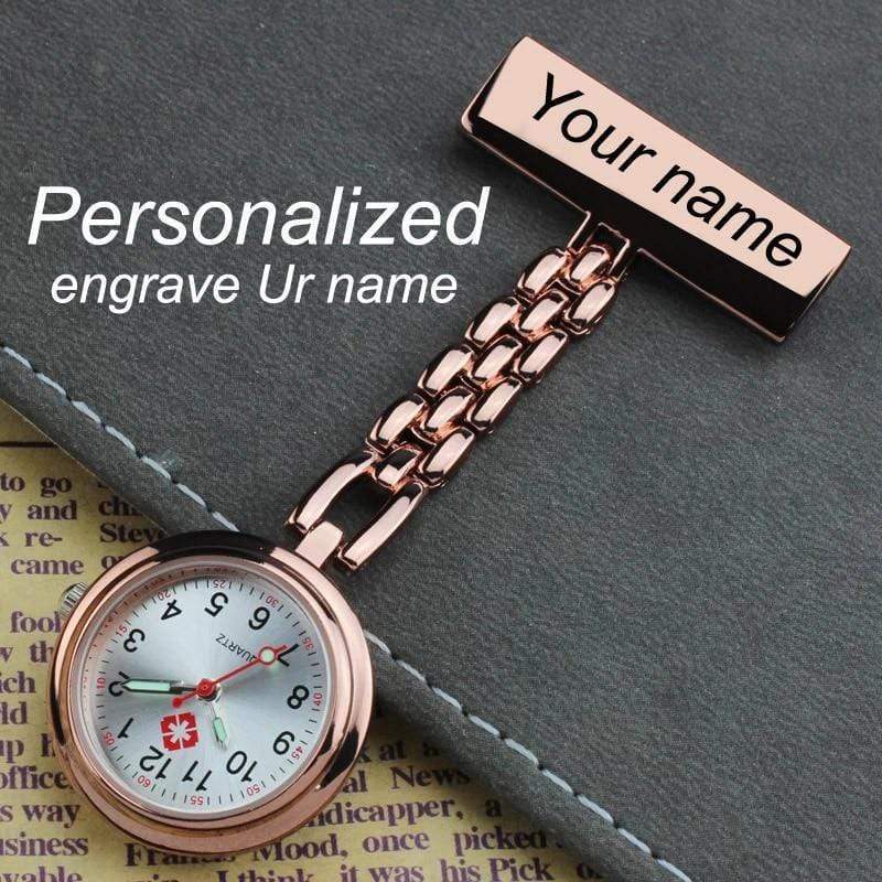 NurseTime™ - Personalized Brooch Watch
