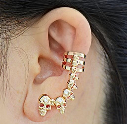 String Of Skulls Earrings