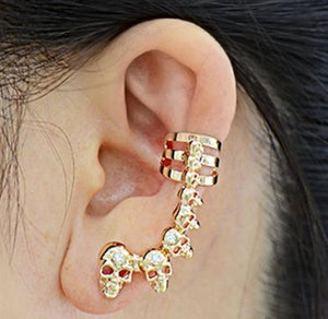 String Of Skulls Earrings