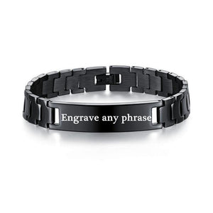 Father's Day Gift !Personalized Custom Engravable Watch ID Bracelet