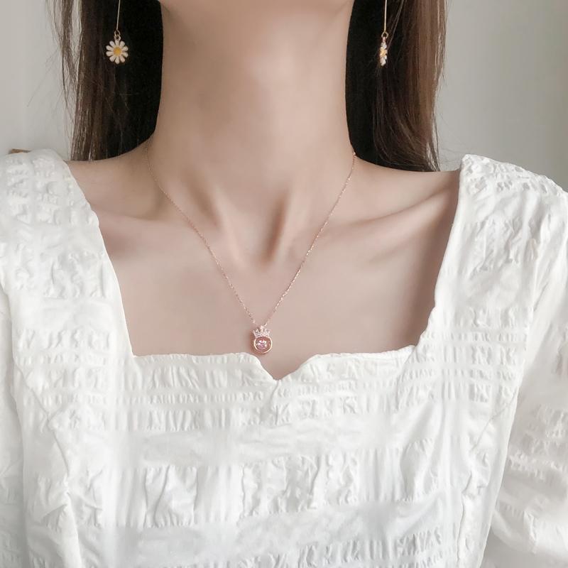 Beating Heart Crown Smart Necklace